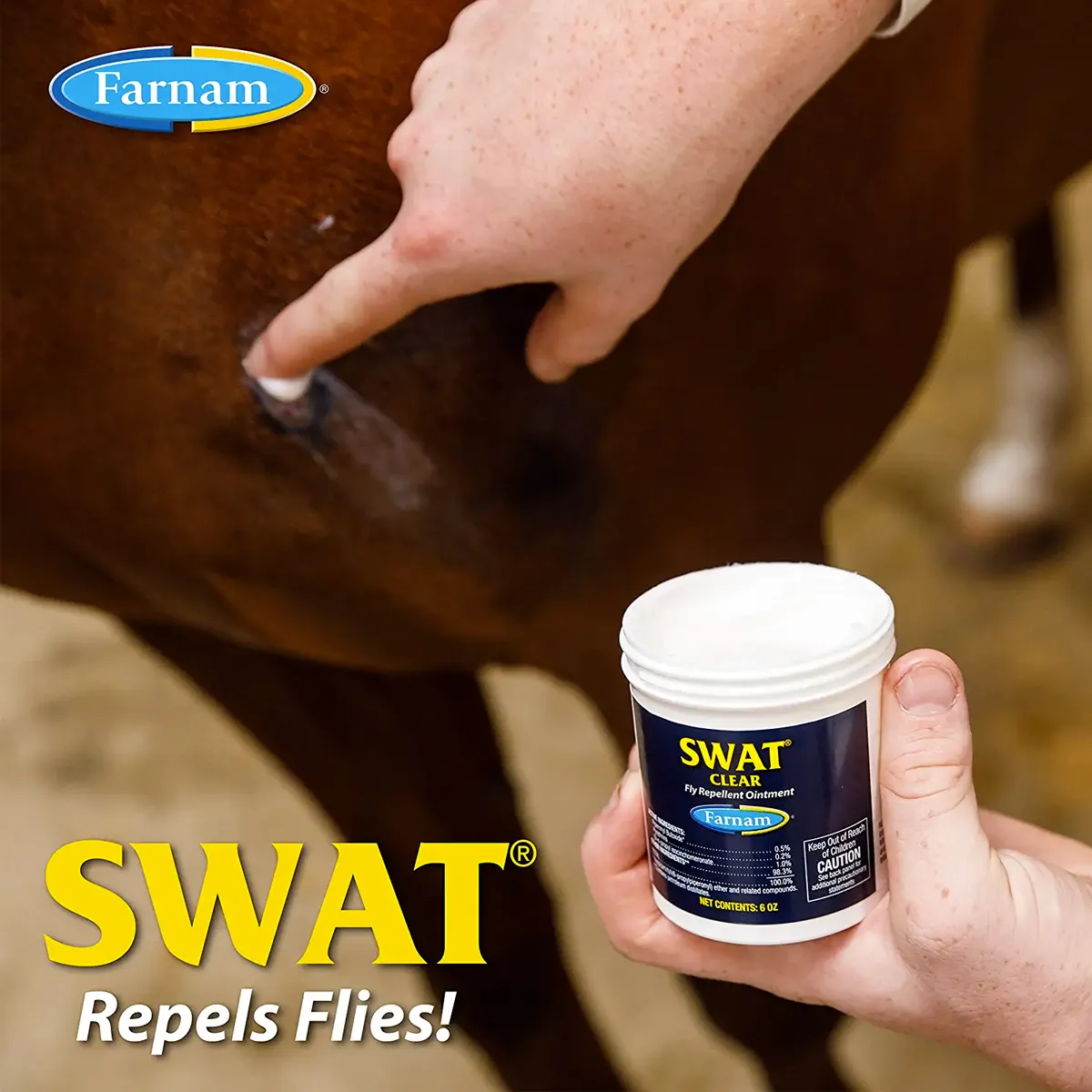 Swat Fly Repellent Ointment For Horses And Dogs 2 Swat Fly Repellent Ointment For Horses And Dogs - Image 2