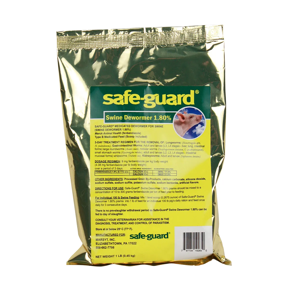 Safe-Guard Swine Dewormer 1.8% 1 Safe-Guard Swine Dewormer 1.8%