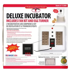 Deluxe Incubator With Egg Turner -Pet Care Supplies 18481 3