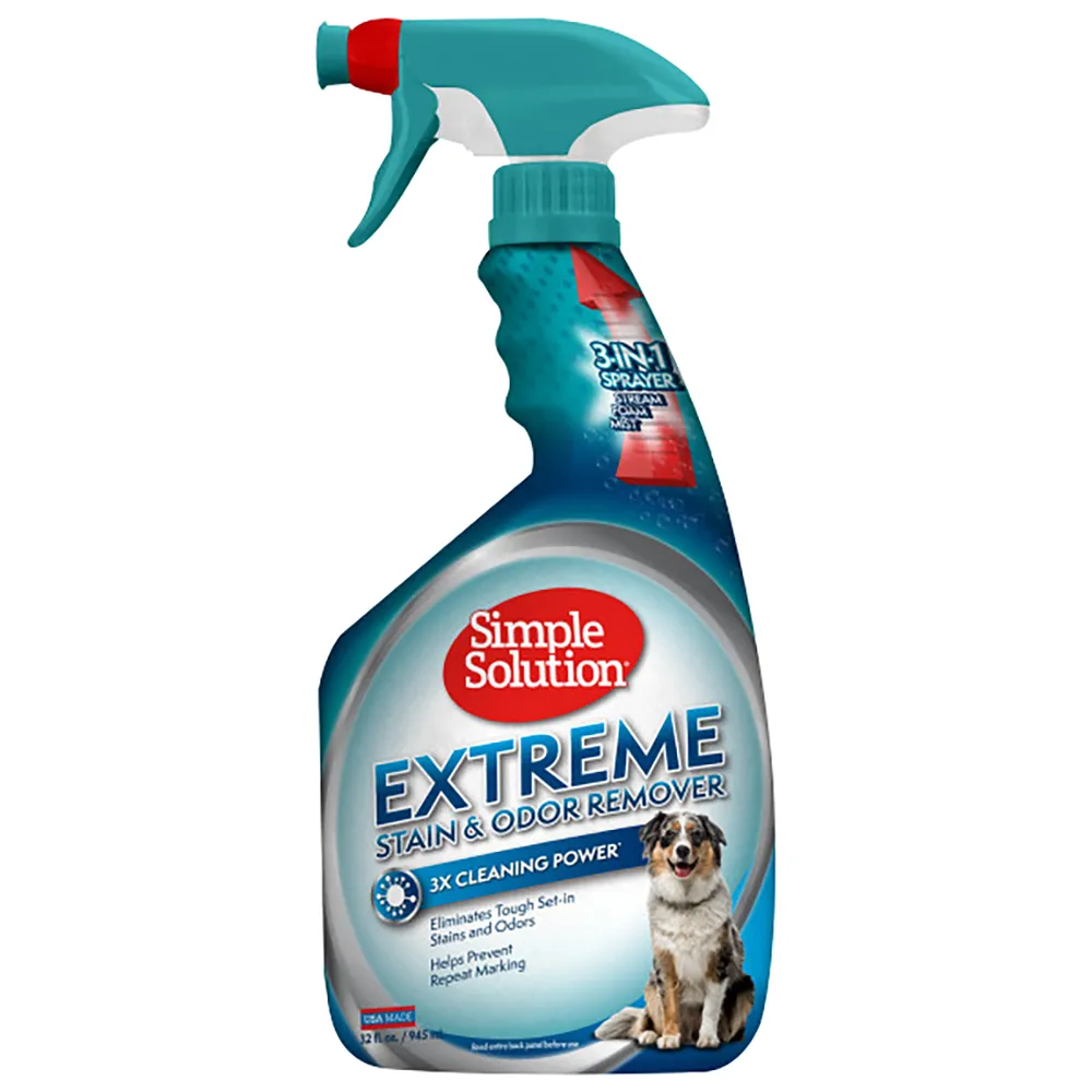 SIMPLE SOLUTION Extreme Stain & Odor Remover 1 SIMPLE SOLUTION Extreme Stain & Odor Remover