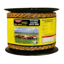 Baygard Portable Electric Fence Wire With Reel