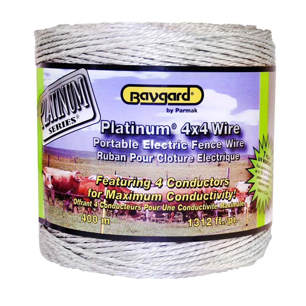 Baygard Platinum Series Portable Electric Fence Wire 1 Baygard Platinum Series Portable Electric Fence Wire