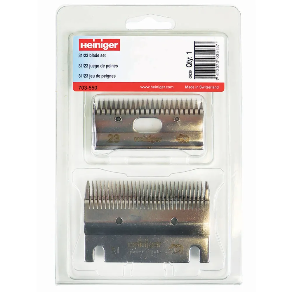 Heiniger Clipper Replacement Blade Set 2 Heiniger Clipper Replacement Blade Set - Image 2