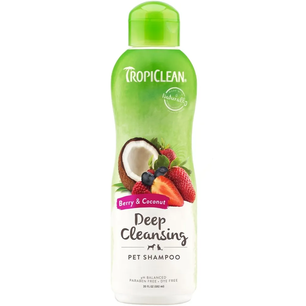 Tropiclean Deep Cleansing Shampoo For Pets 1 Tropiclean Deep Cleansing Shampoo For Pets