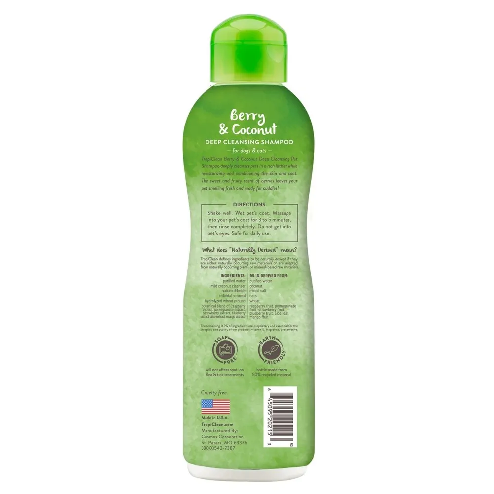 Tropiclean Deep Cleansing Shampoo For Pets 2 Tropiclean Deep Cleansing Shampoo For Pets - Image 2