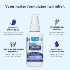 Anti-Itch & Allergy Relief Medicated Spray For Pets -Pet Care Supplies 19583 4
