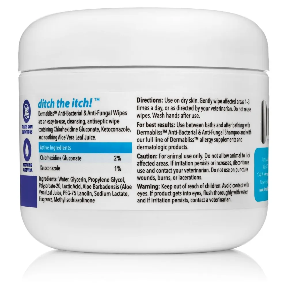 Anti-Bacterial & Anti-Fungal Medicated Pet Wipes 2 Anti-Bacterial & Anti-Fungal Medicated Pet Wipes - Image 2