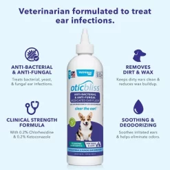 Anti-Bacterial & Anti-Fungal Medicated Ear Flush 6 Anti-Bacterial & Anti-Fungal Medicated Ear Flush -Pet Care Supplies 19588 3