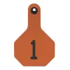 Y-Tex 3-Star Medium Numbered All-American Laser-Printed Ear Tags